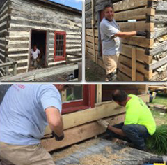Rock Creek Log Cabin Restoration Rock Creek Log Cabin Restoration