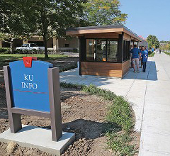Kansas University Information Center & Bus Stop Kansas University Information Center & Bus Stop